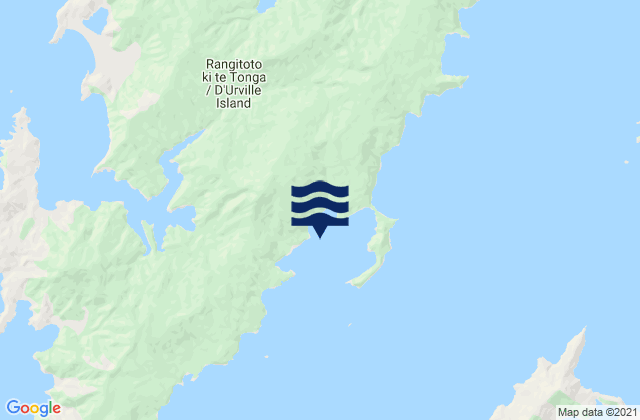Mapa de mareas Catherine Cove, New Zealand