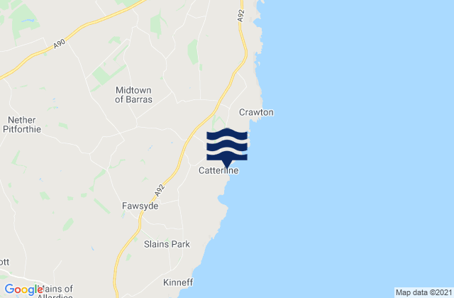 Mapa de mareas Catterline Bay, United Kingdom