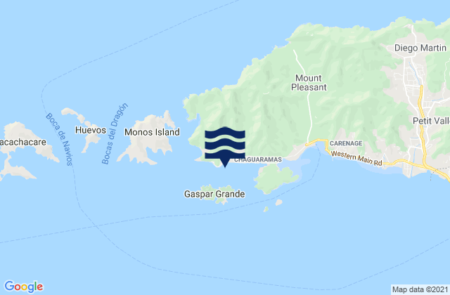 Mapa de mareas Chaguaramas, Trinidad and Tobago
