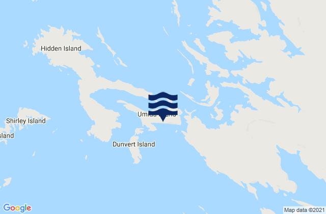 Mapa de mareas Chambers Island, Australia