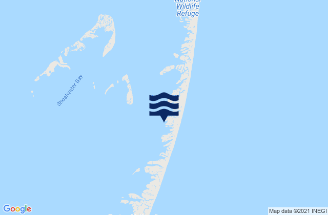 Mapa de mareas Chandeleur Islands, United States