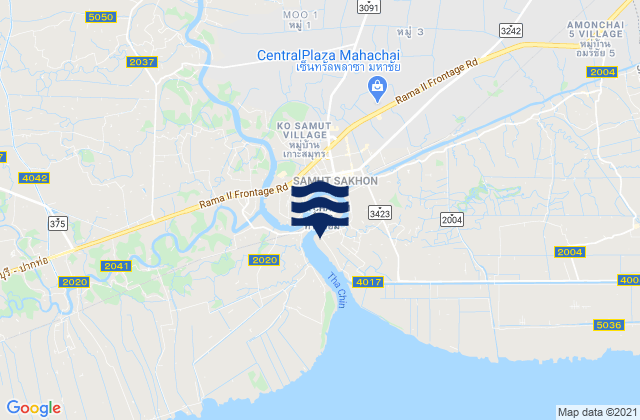 Mapa de mareas Changwat Samut Sakhon, Thailand