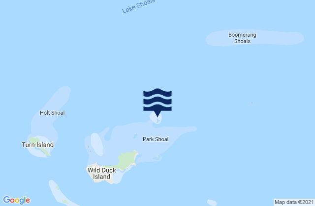 Mapa de mareas Channel Island, Australia