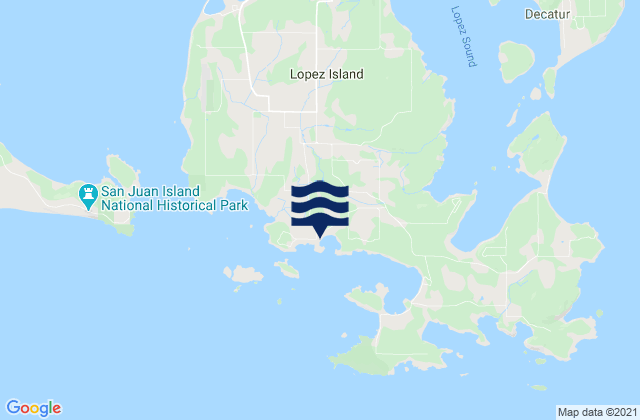 Mapa de mareas Charles Island, United States