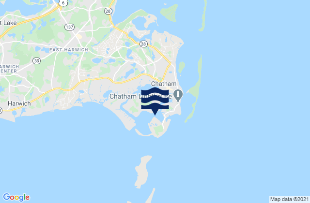 Mapa de mareas Chatham (Stage Harbor), United States