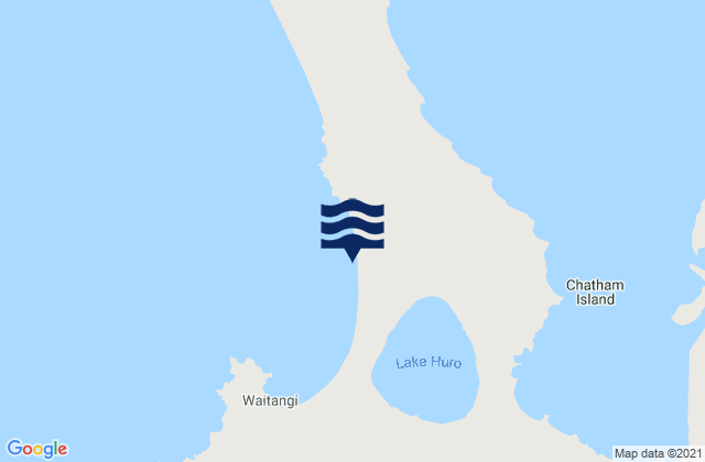Mapa de mareas Chatham Island, New Zealand