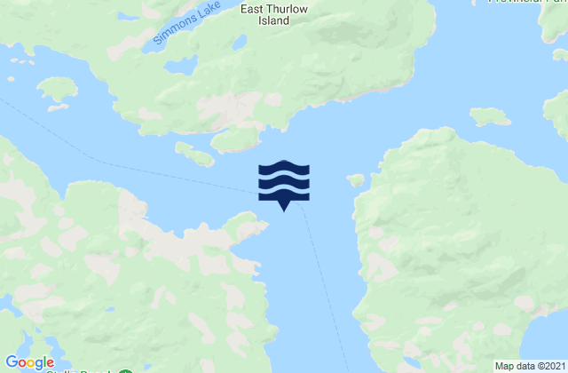 Mapa de mareas Chatham Point, Canada
