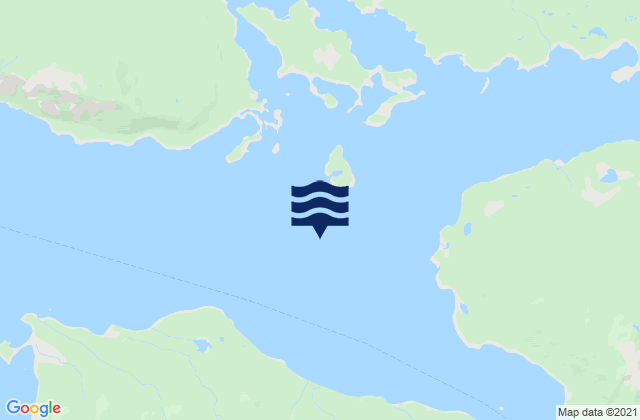 Mapa de mareas Chernof Point, United States