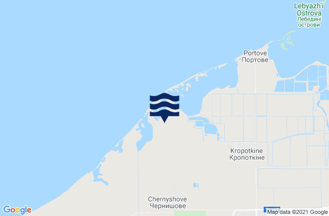 Mapa de mareas Chernyshevo, Ukraine