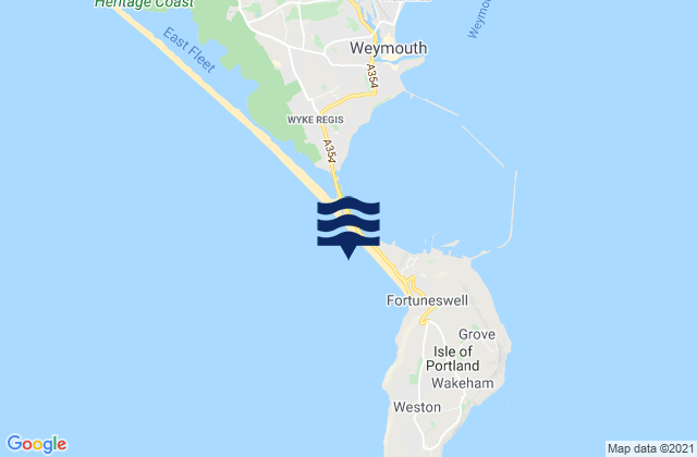Mapa de mareas Chesil Cove, United Kingdom