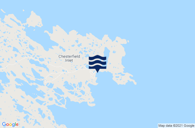 Mapa de mareas Chesterfield Inlet, Canada