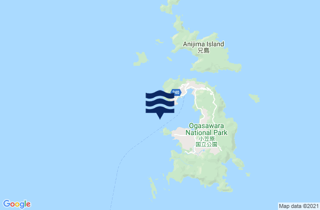 Mapa de mareas Chichijima, Northern Mariana Islands