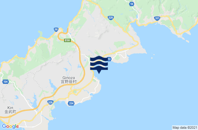 Mapa de mareas Chichimi-saki, Japan