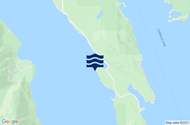 Mapa de mareas Chilkat Inlet, United States
