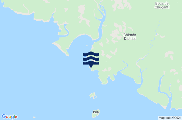 Mapa de mareas Chimán, Panama