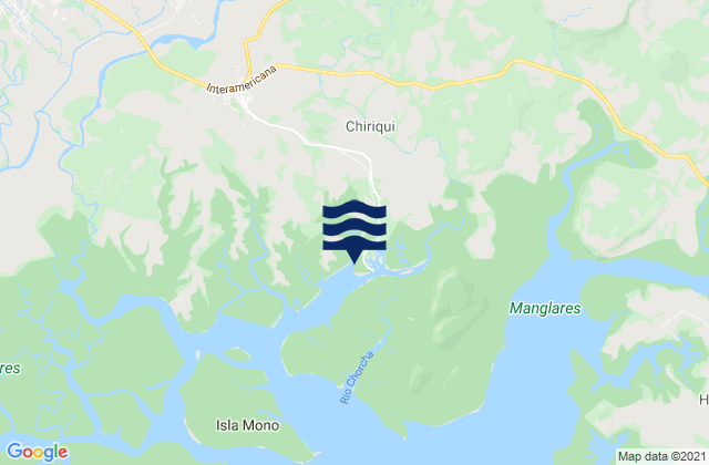 Mapa de mareas Chiriquí, Panama