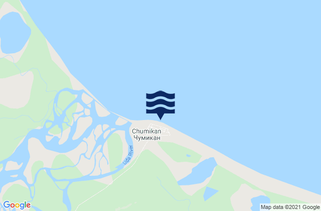 Mapa de mareas Chumikan, Russia