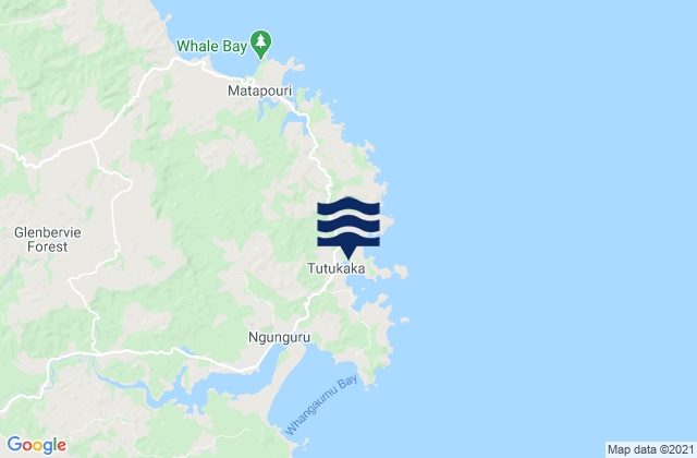 Mapa de mareas Church Bay, New Zealand