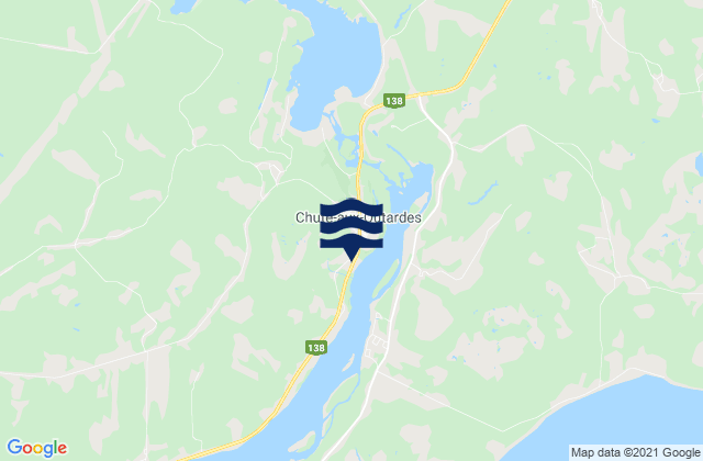 Mapa de mareas Chute-aux-Outardes, Canada