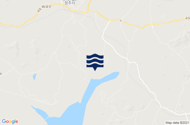 Mapa de mareas Chŏngju-gun, North Korea
