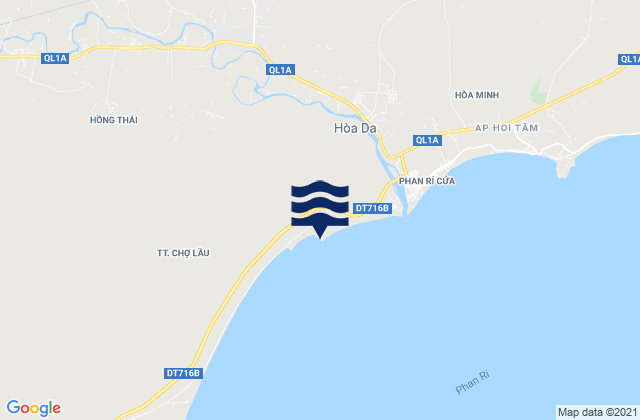 Mapa de mareas Chợ Lầu, Vietnam