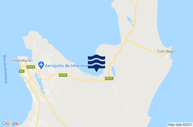 Mapa de mareas Cidade de Inhambane, Mozambique