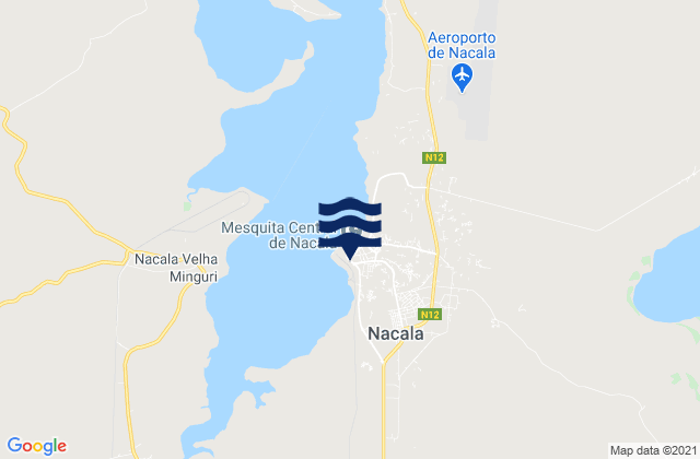 Mapa de mareas Cidade de Nacala, Mozambique