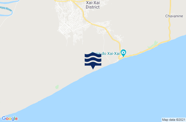 Mapa de mareas Cidade de Xai-Xai, Mozambique