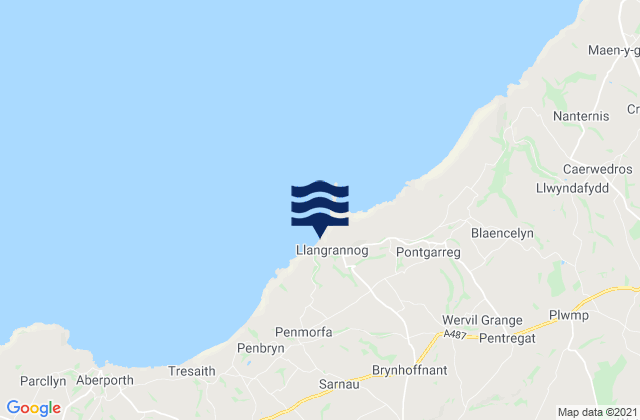 Mapa de mareas Cilborth Beach, United Kingdom