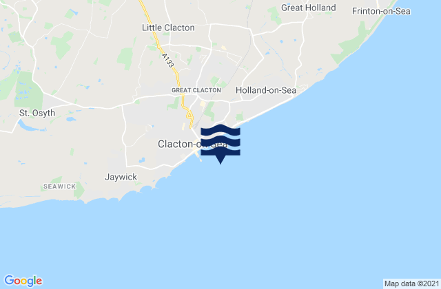 Mapa de mareas Clacton-On-Sea, United Kingdom