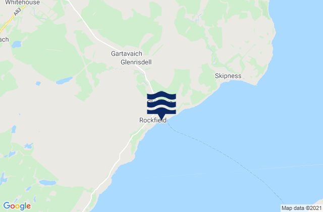 Mapa de mareas Claonaig Beach, United Kingdom