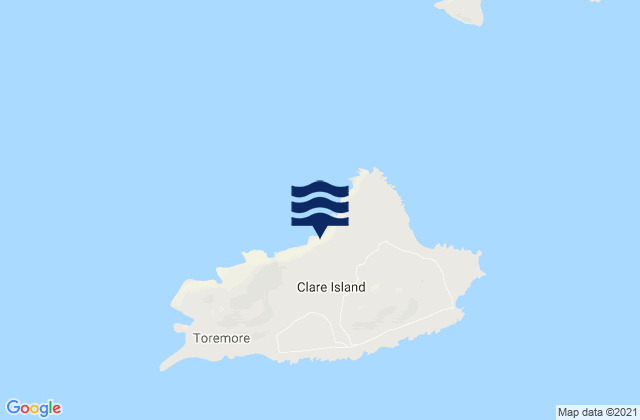 Mapa de mareas Clare Island, Ireland