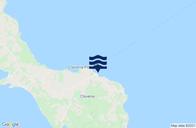 Mapa de mareas Claveria, Philippines