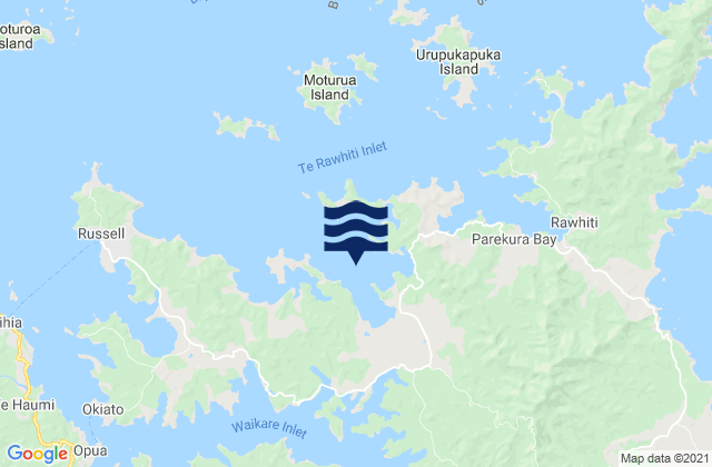Mapa de mareas Clendon Cove, New Zealand
