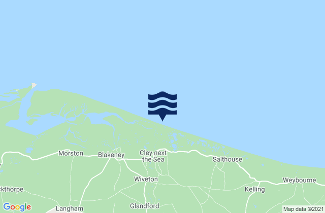 Mapa de mareas Cley Beach, United Kingdom