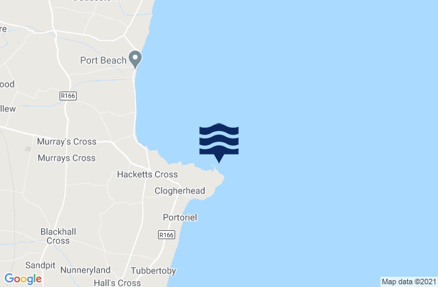 Mapa de mareas Clogher Head, Ireland