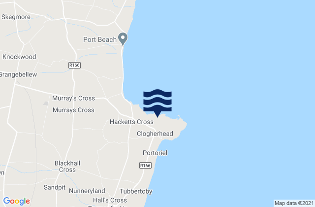 Mapa de mareas Clogherhead, Ireland