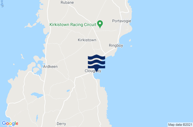 Mapa de mareas Cloghy, United Kingdom