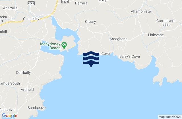 Mapa de mareas Clonakilty Bay, Ireland