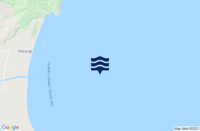 Mapa de mareas Cloudy Bay, New Zealand