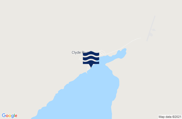 Mapa de mareas Clyde River, Canada