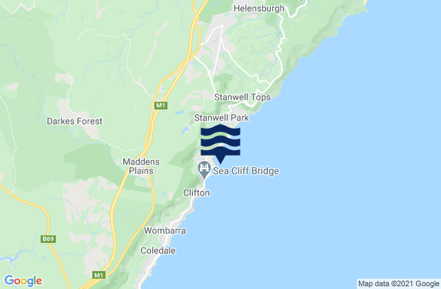 Mapa de mareas Coalcliff, Australia
