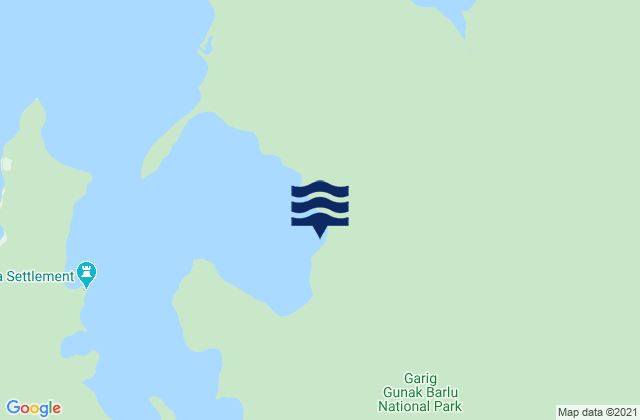 Mapa de mareas Cobourg Peninsula, Australia