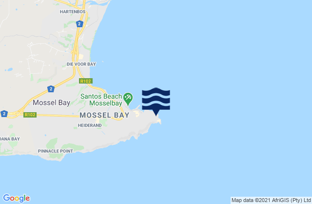 Mapa de mareas Coffee Bay Point, South Africa