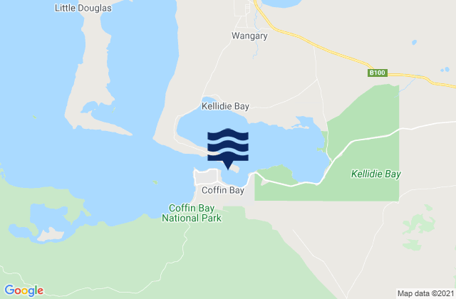 Mapa de mareas Coffin Bay Jetty, Australia