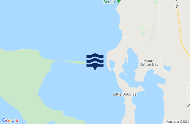 Mapa de mareas Coffin Bay, Australia