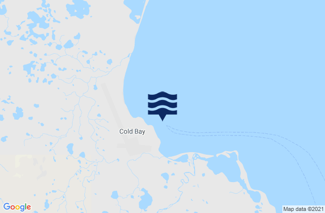 Mapa de mareas Cold Bay, United States