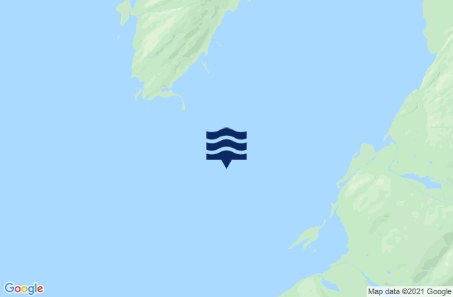 Mapa de mareas College Fiord, United States