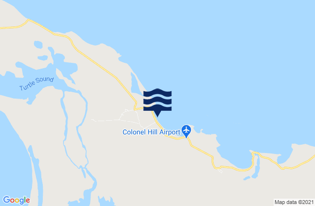 Mapa de mareas Colonel Hill, Bahamas