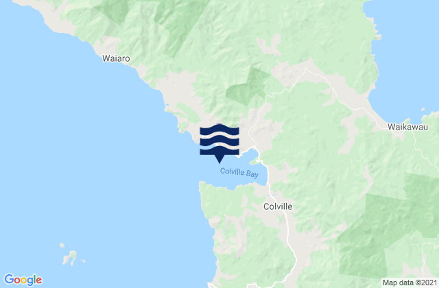 Mapa de mareas Colville Bay, New Zealand